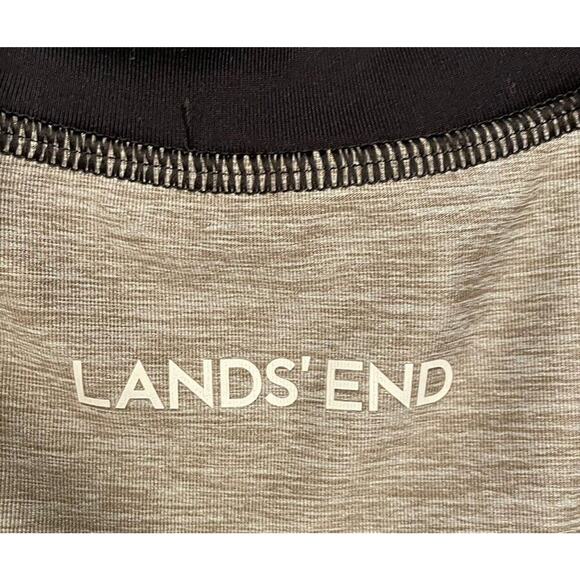 Lands’ End Mens Gray And Black Short Sleeve Performance Tshirt Size XL - Picture 4 of 5